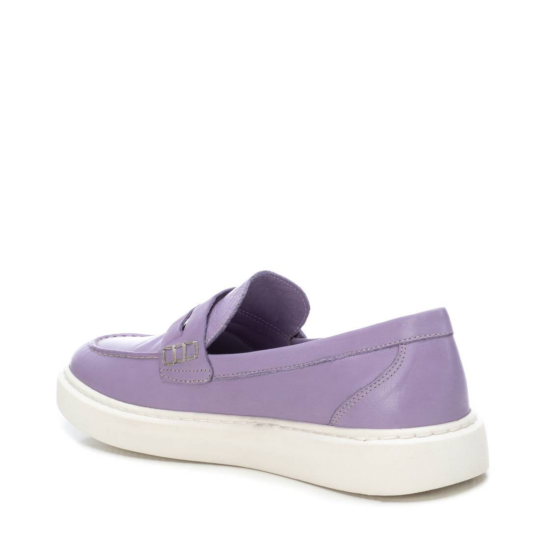 Carmela 16064010 mocassin cuir violet plat