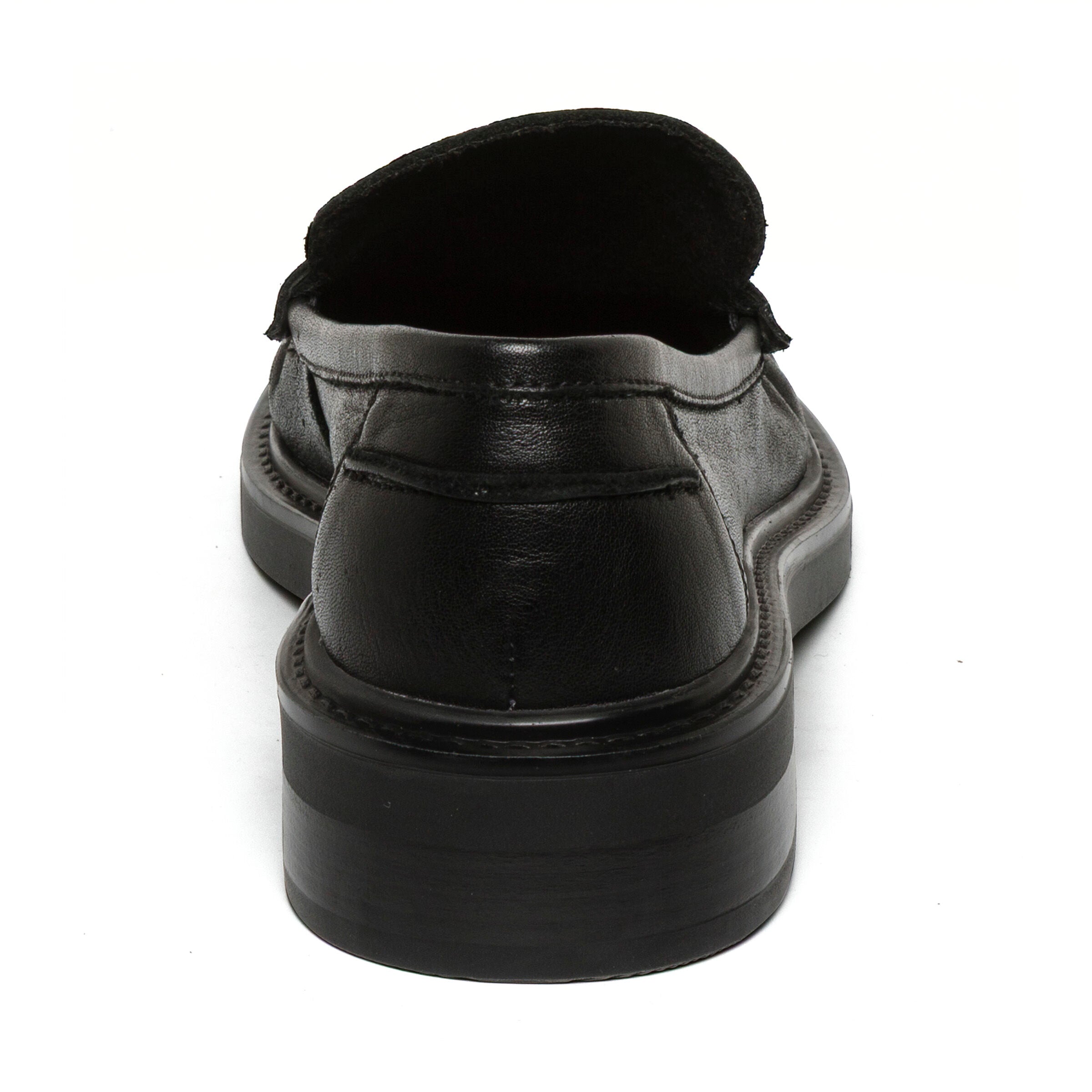 Steve Madden Nadya ballerine cuir noir plate 2 cm