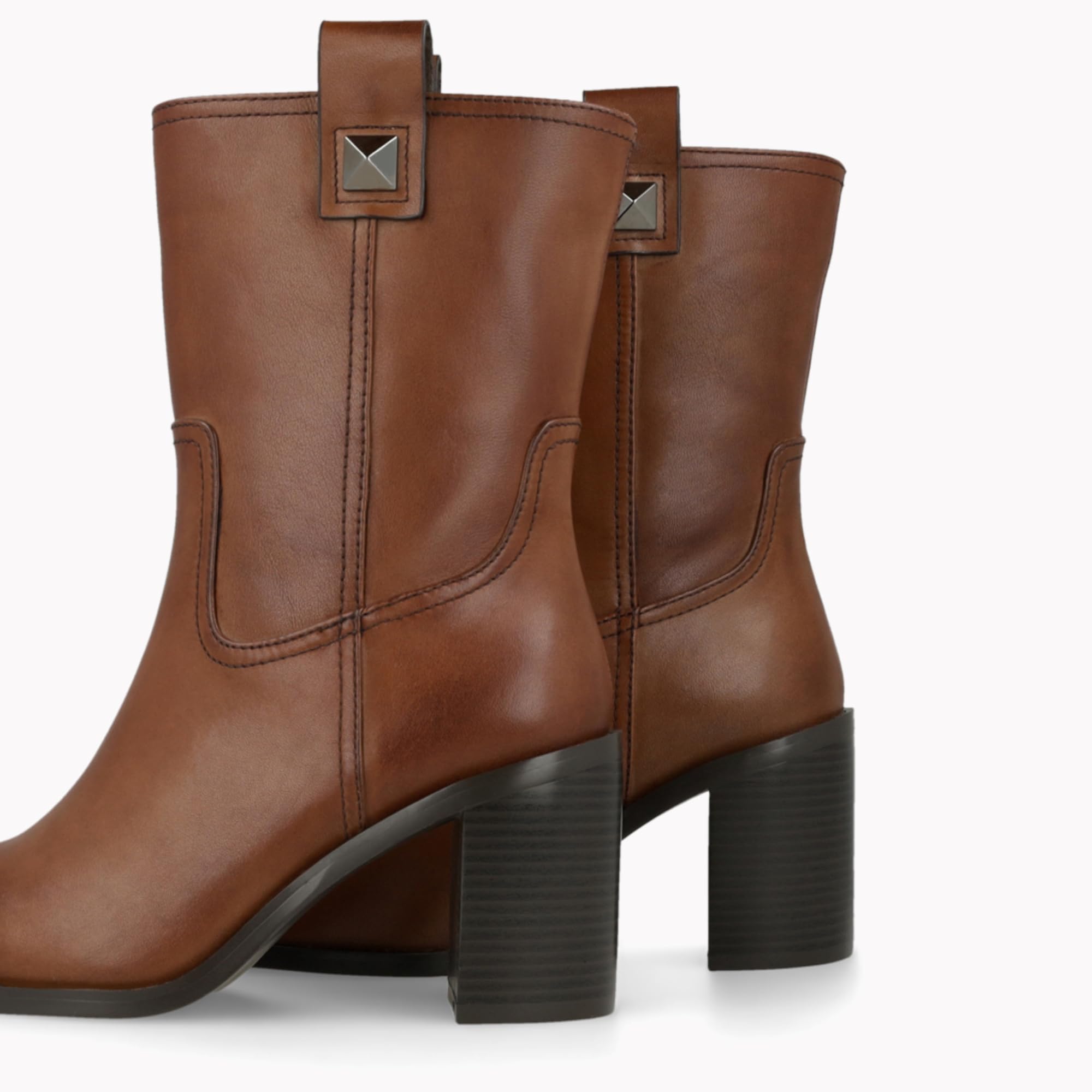 LODI A-REU5631 bottines marron cuir véritable