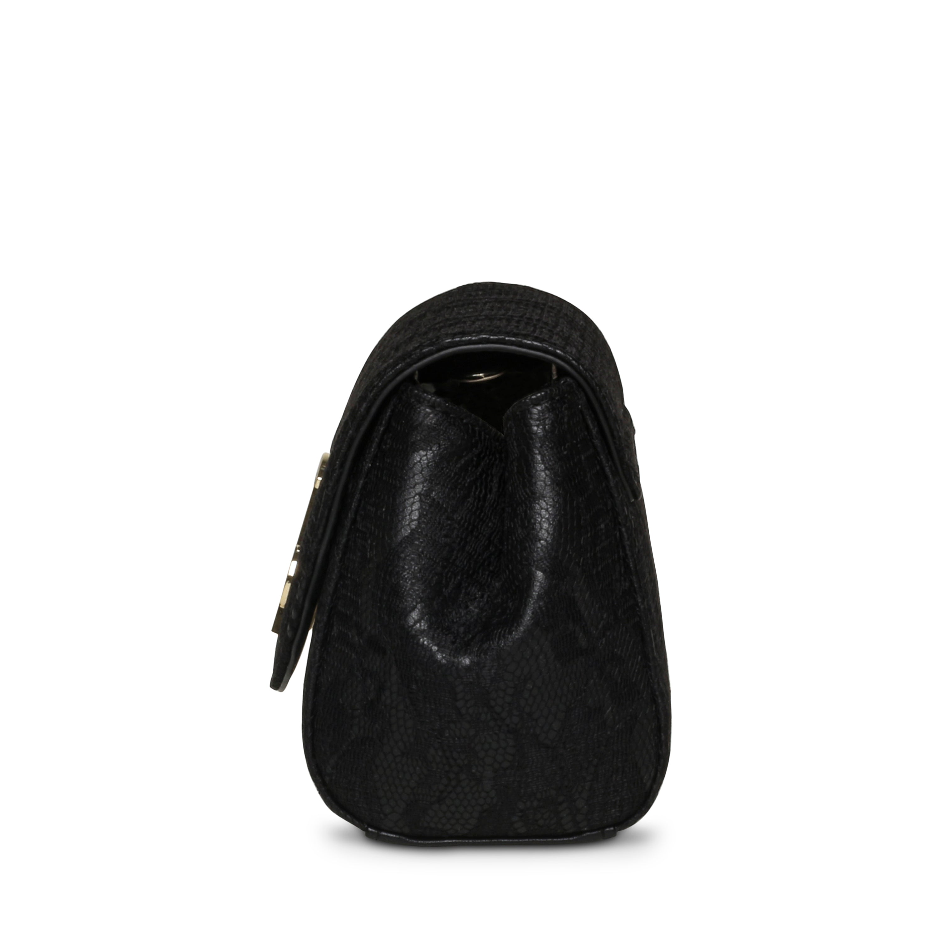 Steve Madden Bnylah sac bandoulière noir or rabat