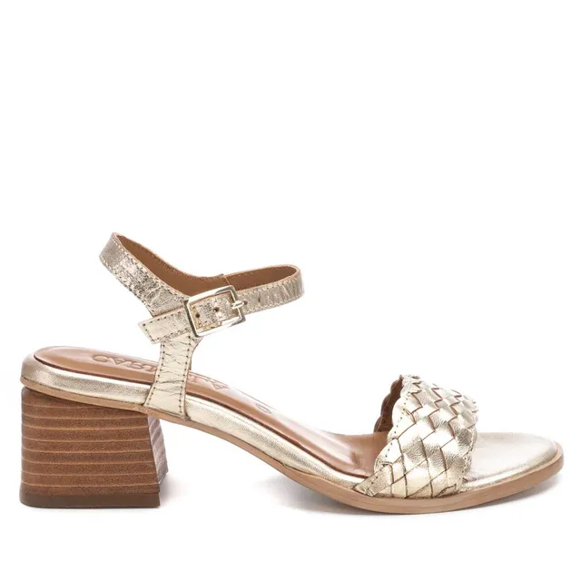 Carmela 16238002 sandale cuir doré talon 6 cm