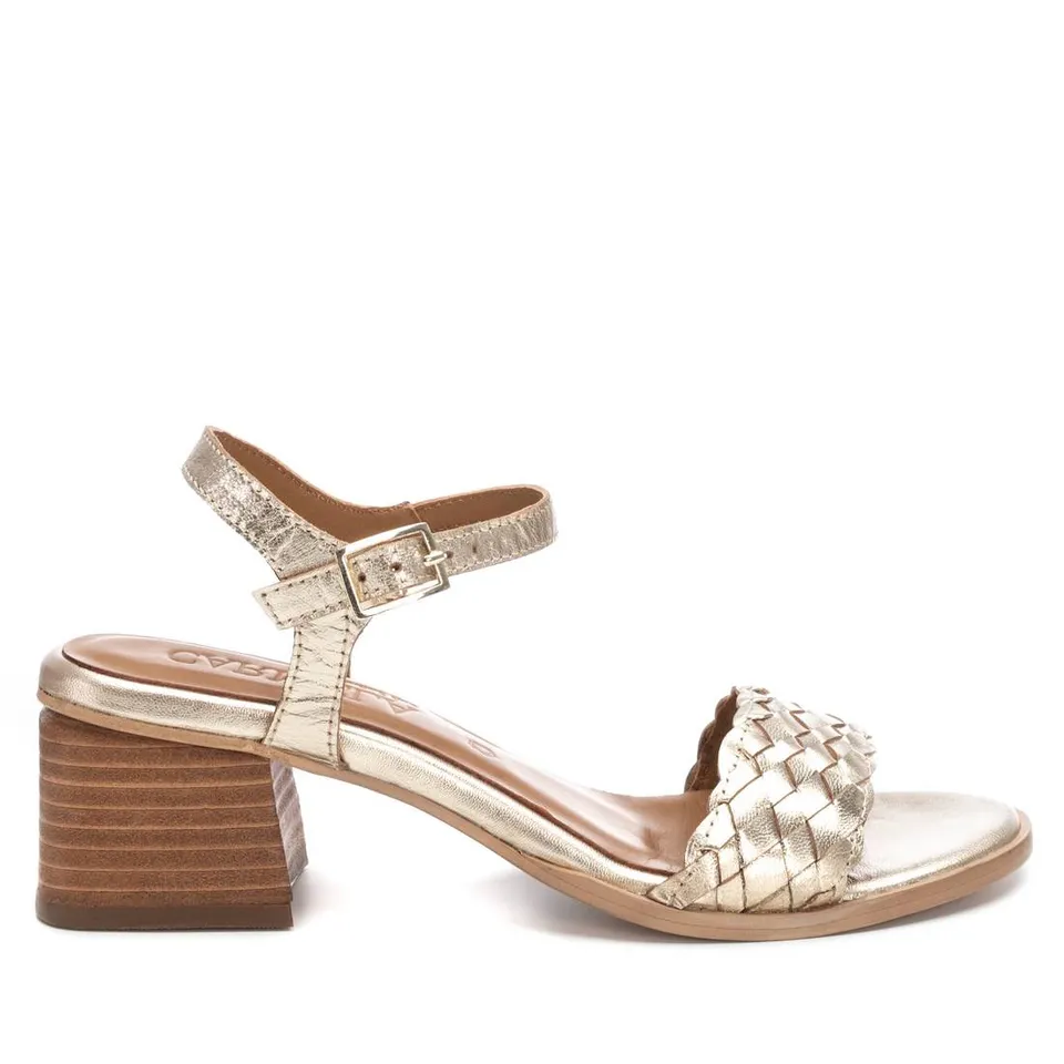 Carmela 16238002 sandale cuir doré talon 6 cm