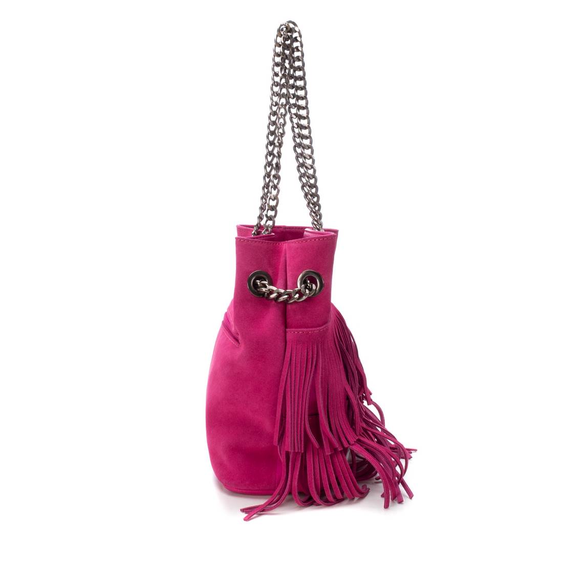 Carmela 18605201 sac seau femme violet serraje franges