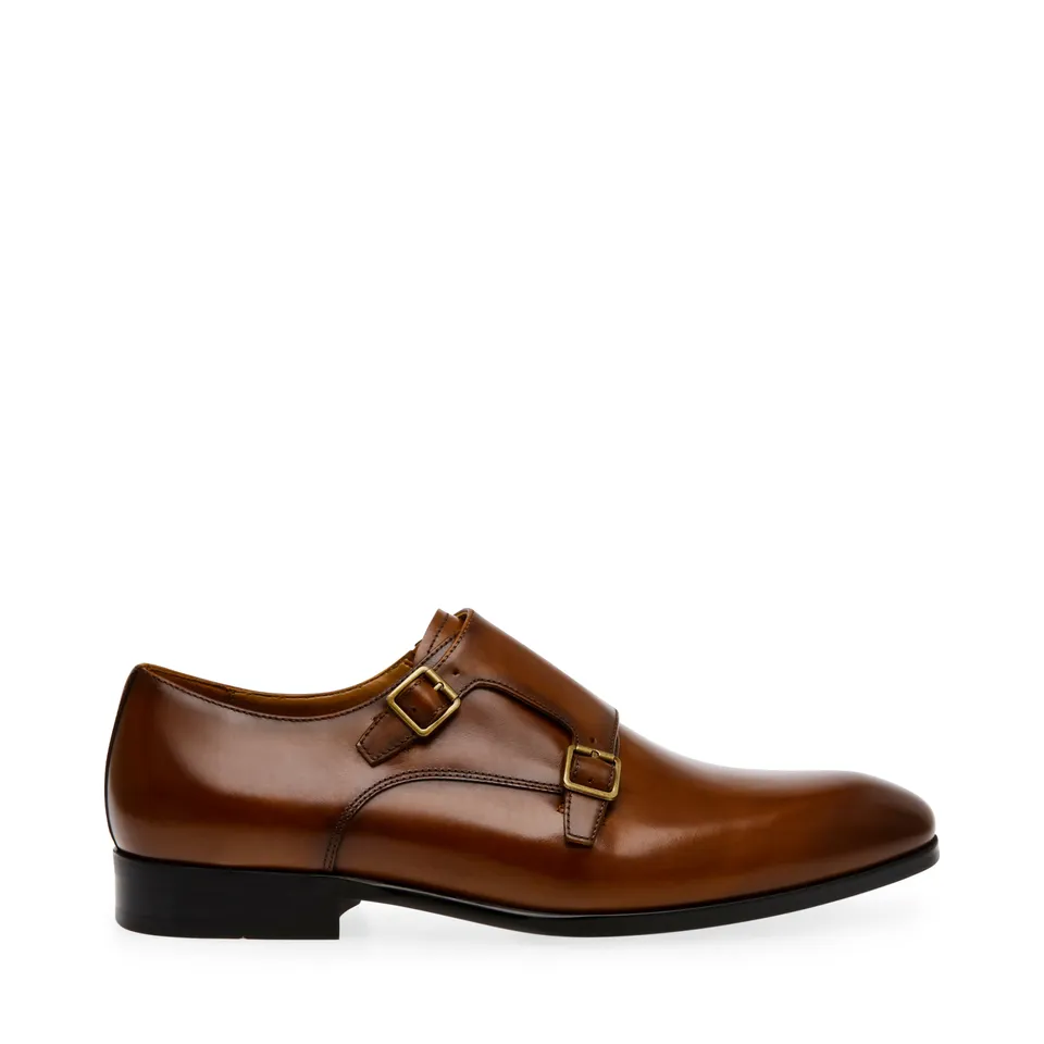 Steve Madden Perry chaussure homme cuir cognac