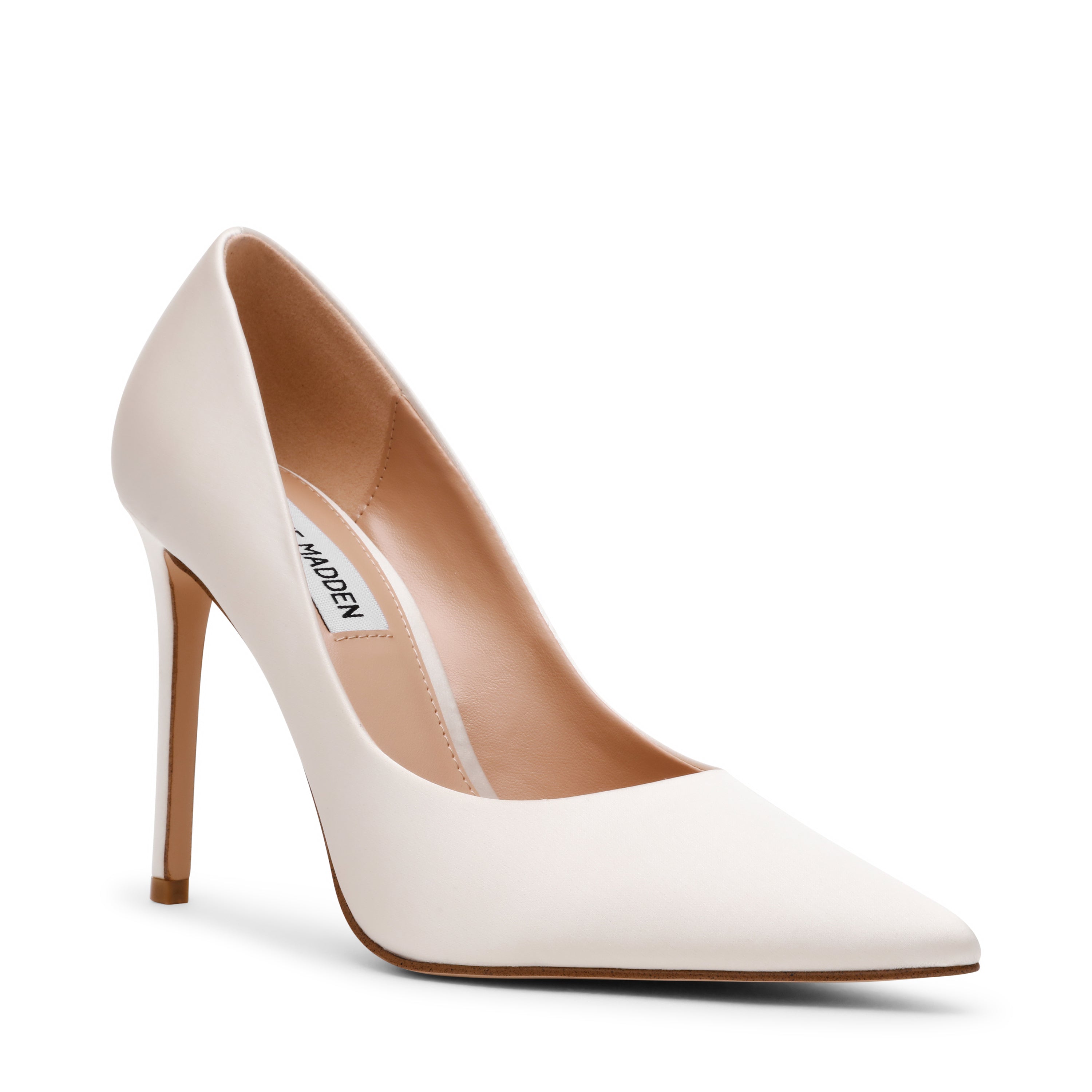 Steve Madden Thrive escarpins ivoire tissu 10 cm