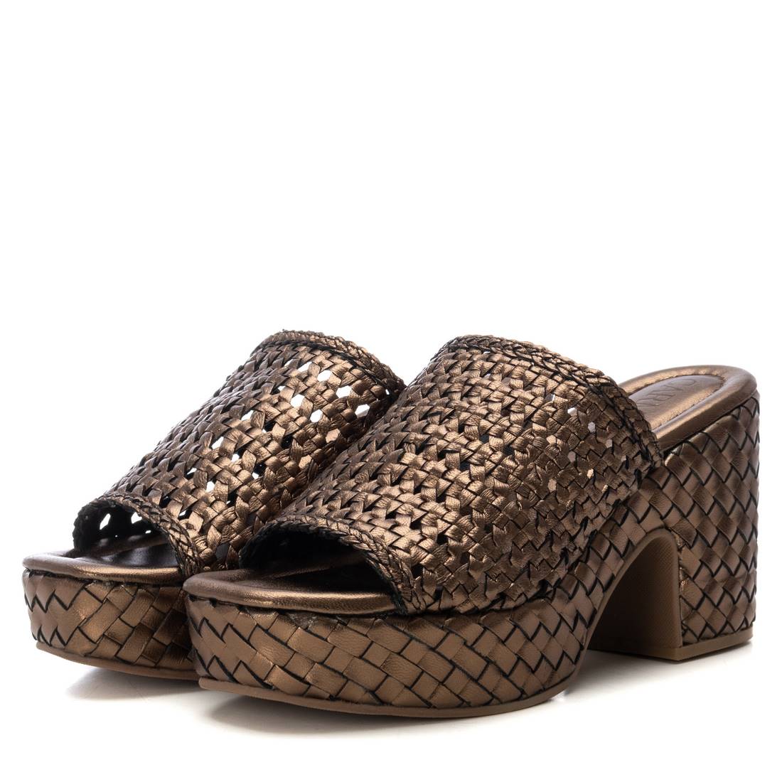 Carmela 16222302 sandales femme bronze cuir talon 9 cm