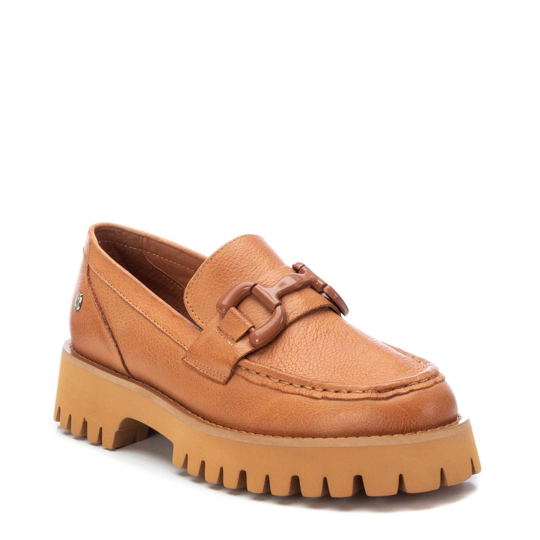 Carmela 16068906 mocassin cuir marron femme