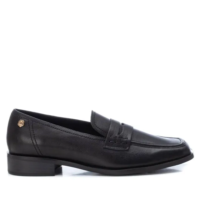 Carmela 16113101 mocassins cuir noir plats