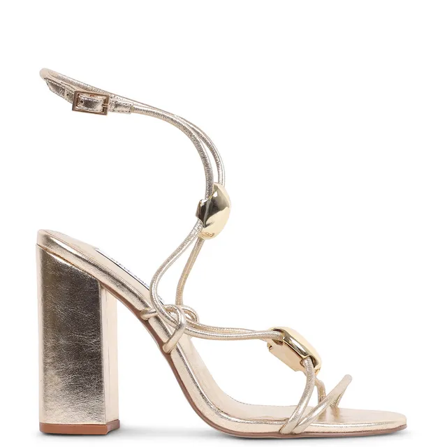 Steve Madden Cato sandale cuir champagne talon 10,5 cm