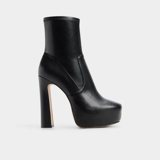 ALDO Atalie bottines noires talon carré