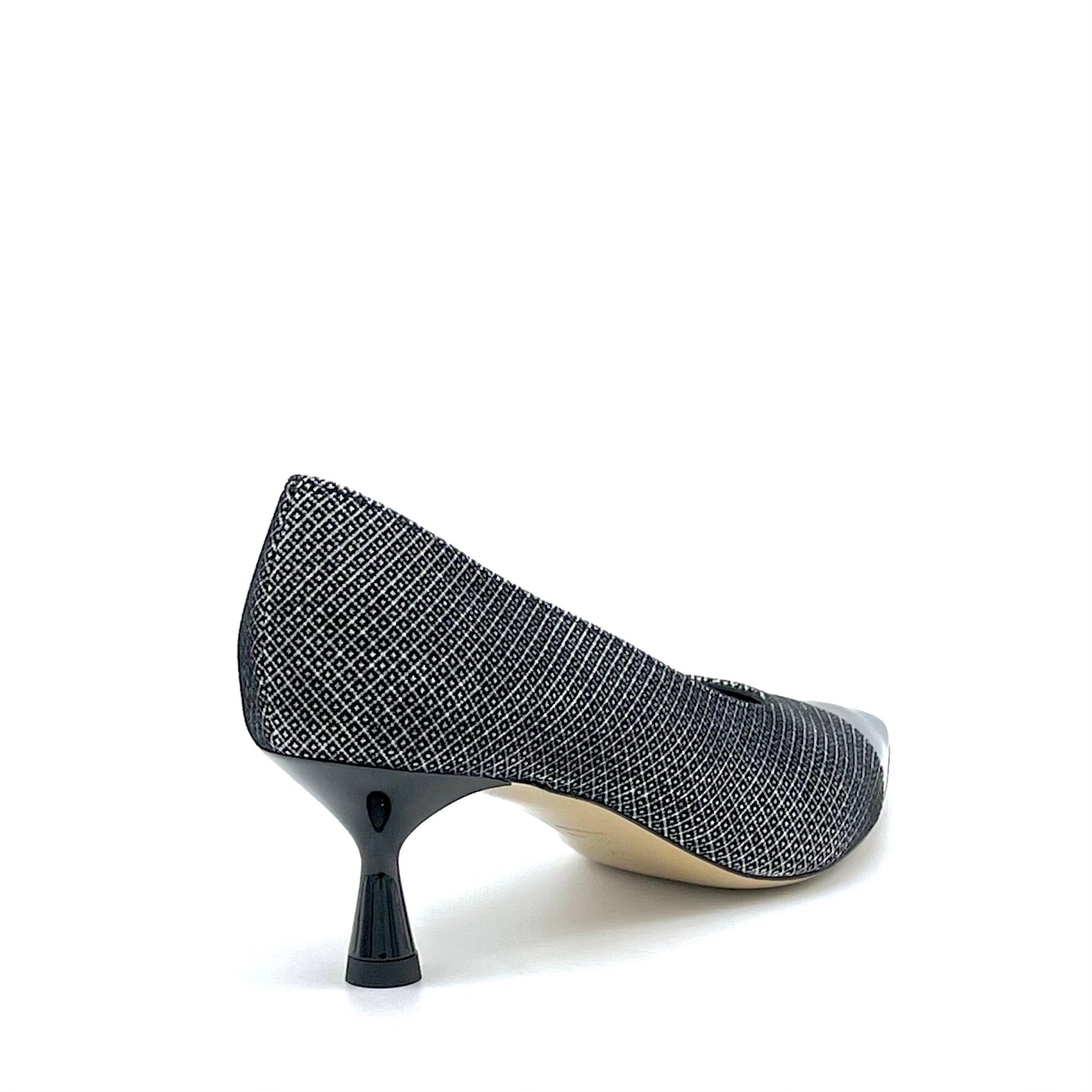 ELATA 54514-1 escarpins daim verni noir talon 5,5 cm