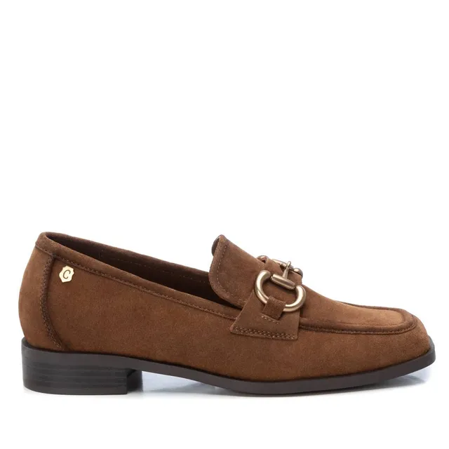 Carmela 16123301 mocassin femme marron cuir velours