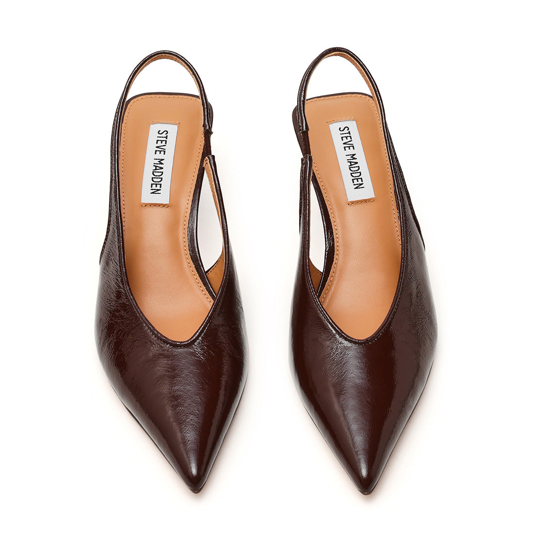 Steve Madden Alari escarpins cuir marron talon 5 cm
