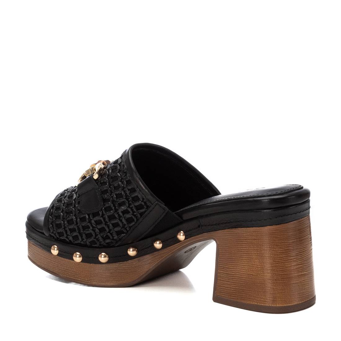 Carmela 16233403 sabots mules noir talon bois