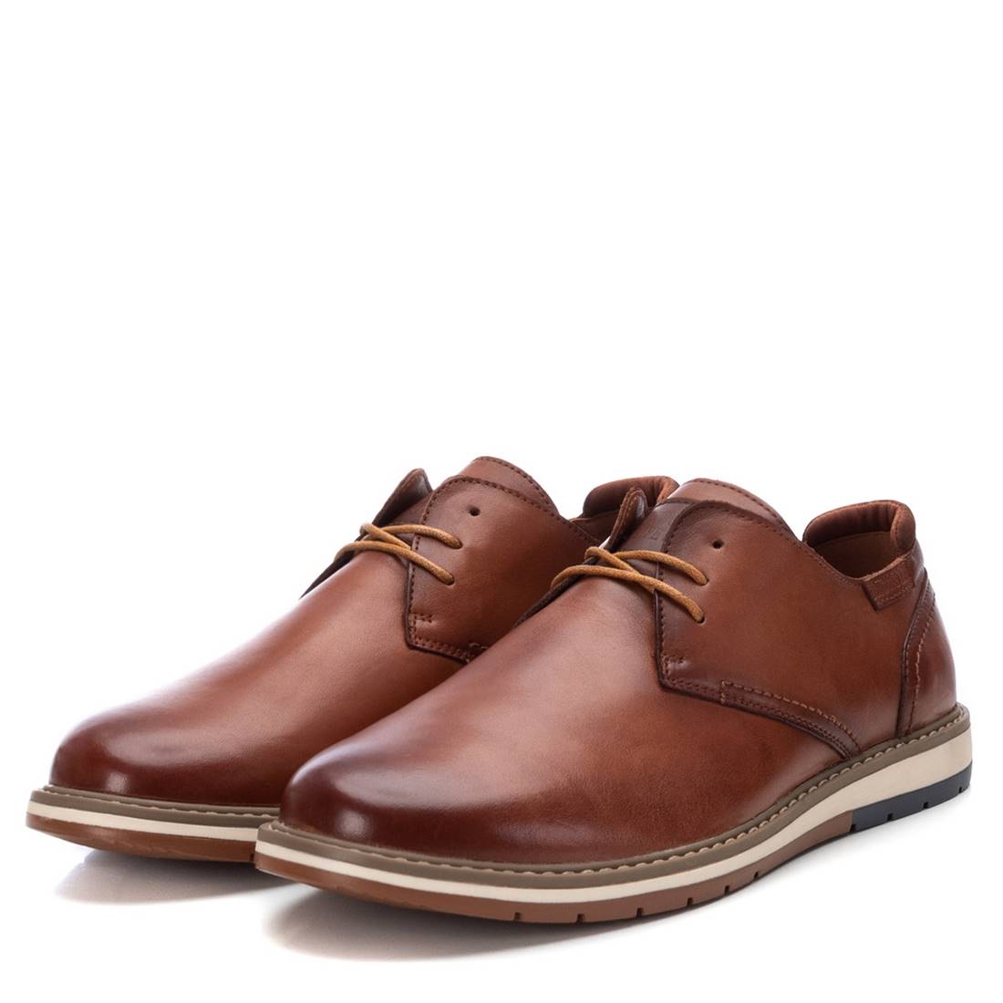 Carmela 16111301 derby homme cuir marron lacets