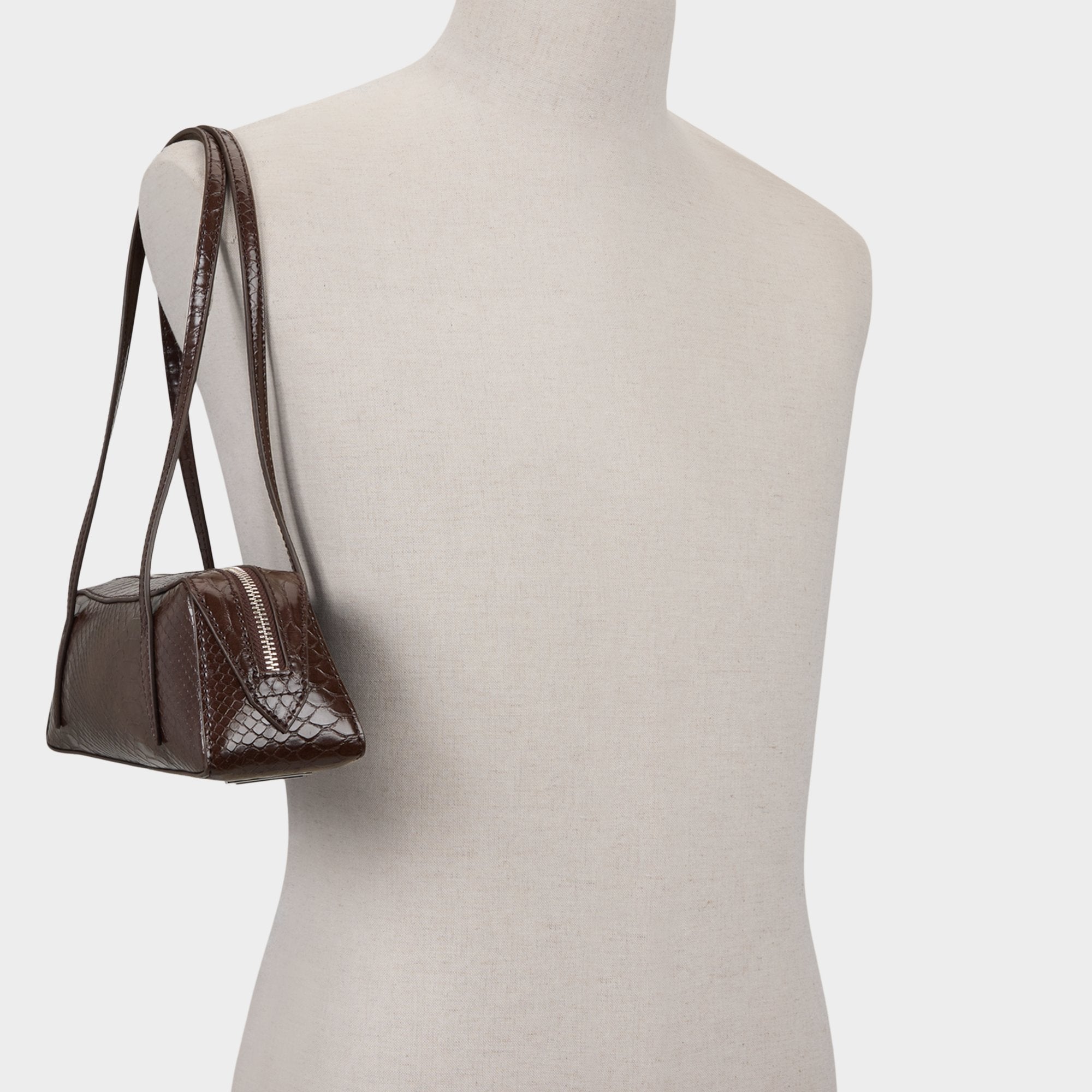 ALDO Thalesiix sac bandoulière marron serpent
