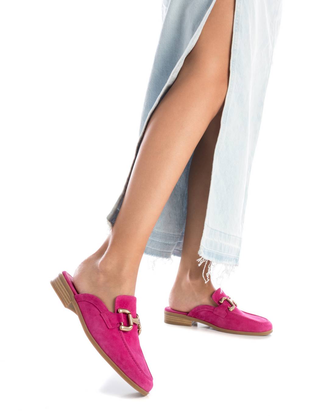 Carmela 16150503 sabots femme cuir violet