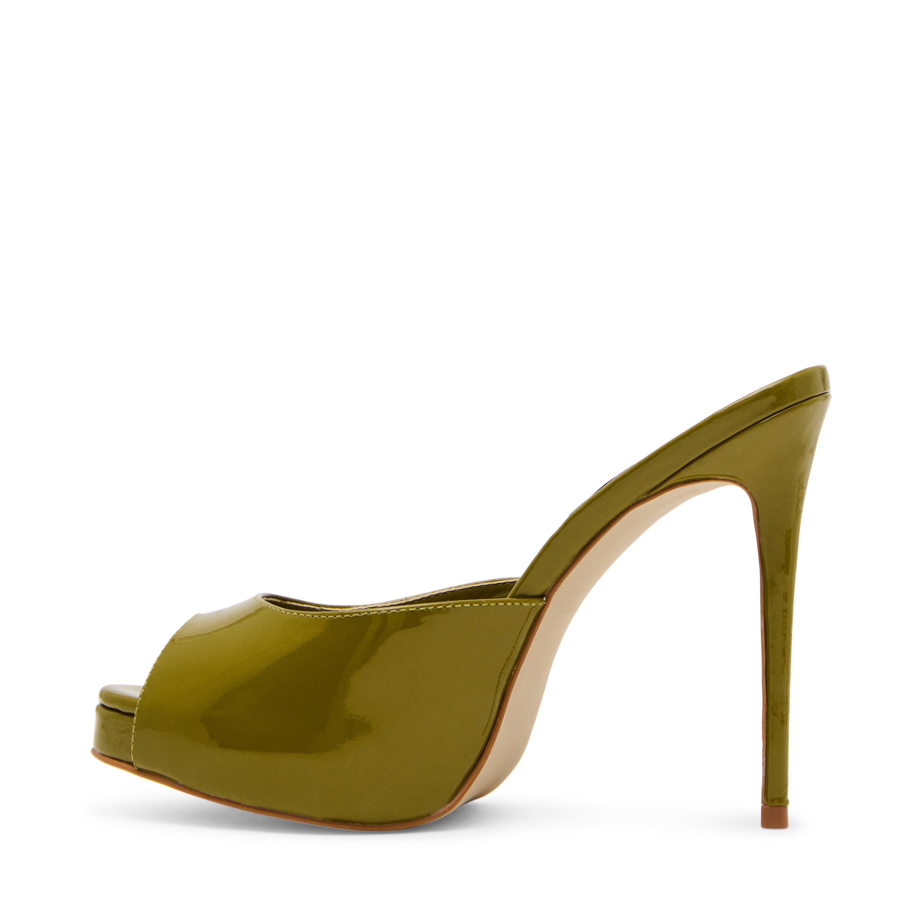 Steve Madden Distract mule olive vernie talon 10 cm