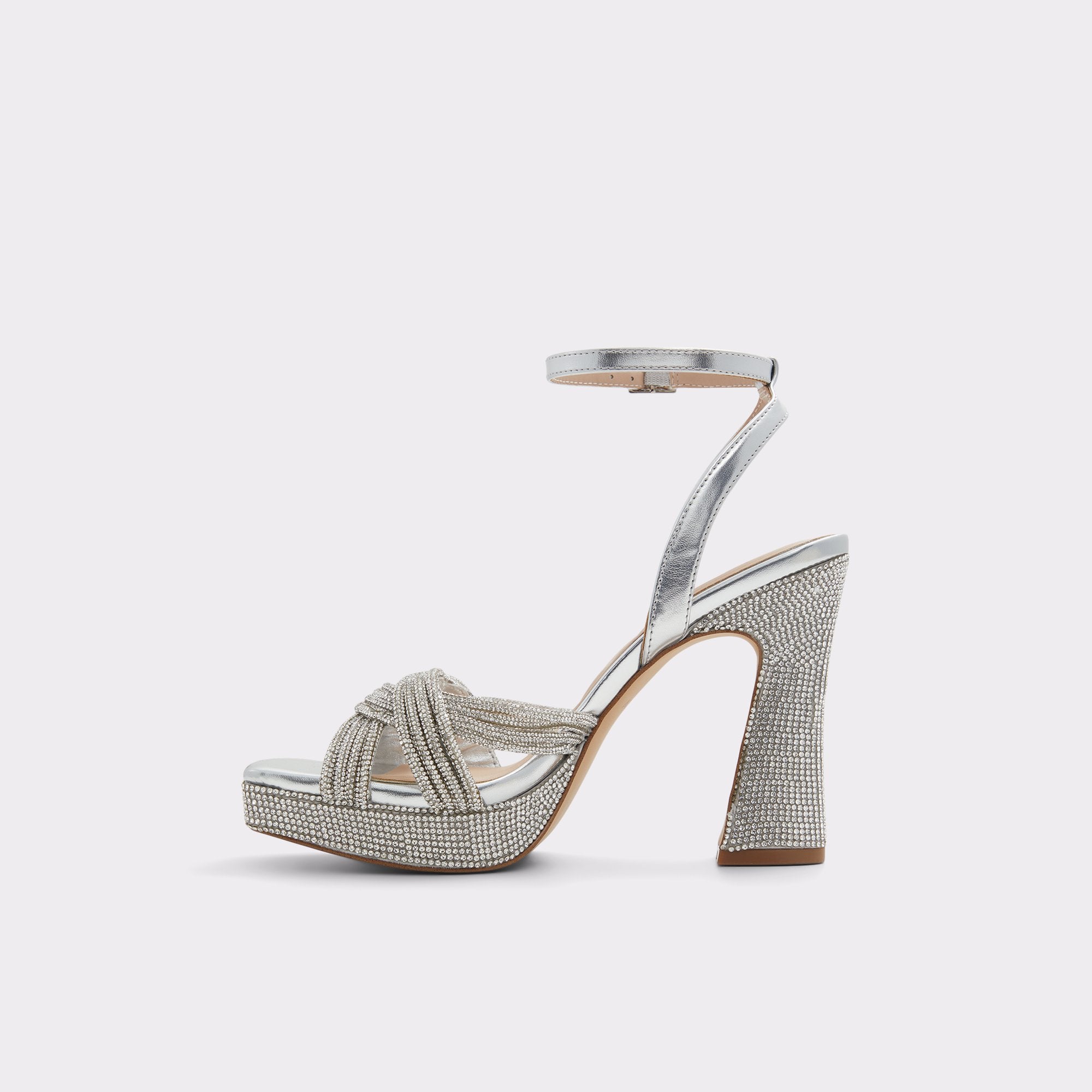 ALDO Glimma sandales à talon strass argenté