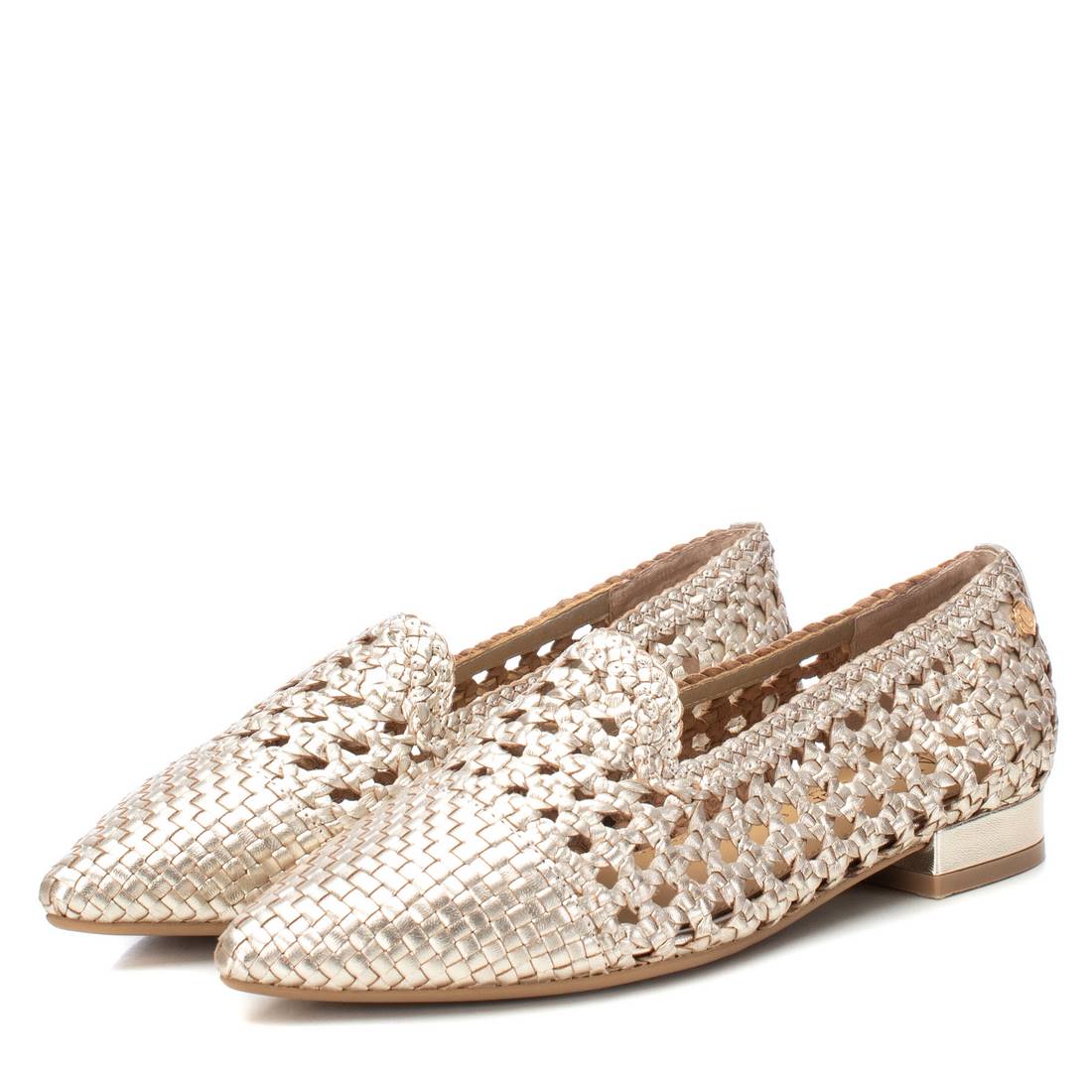 Carmela 16147303 mocassin cuir doré ajouré