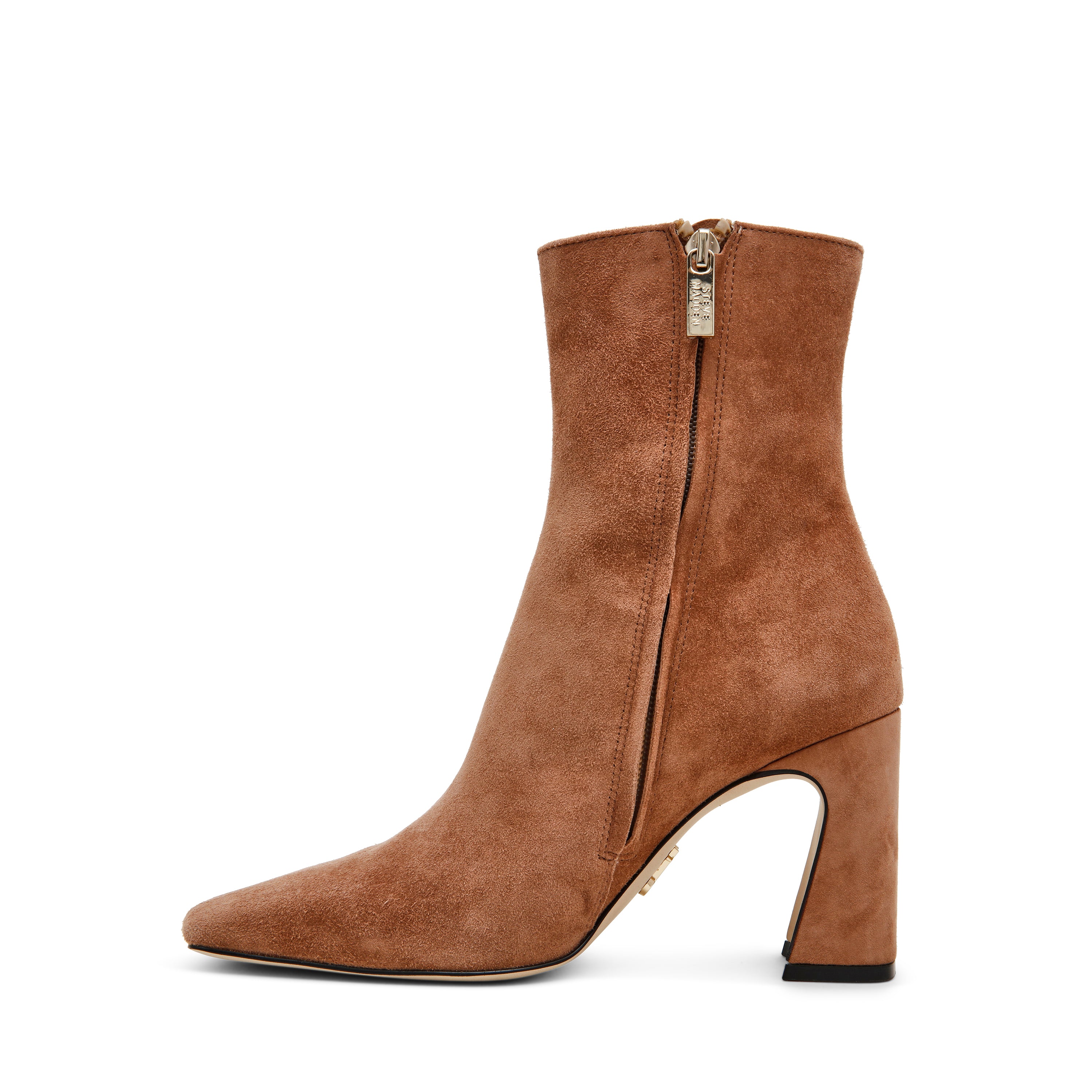 Steve Madden Flares bottines daim taupe talon 6,5 cm