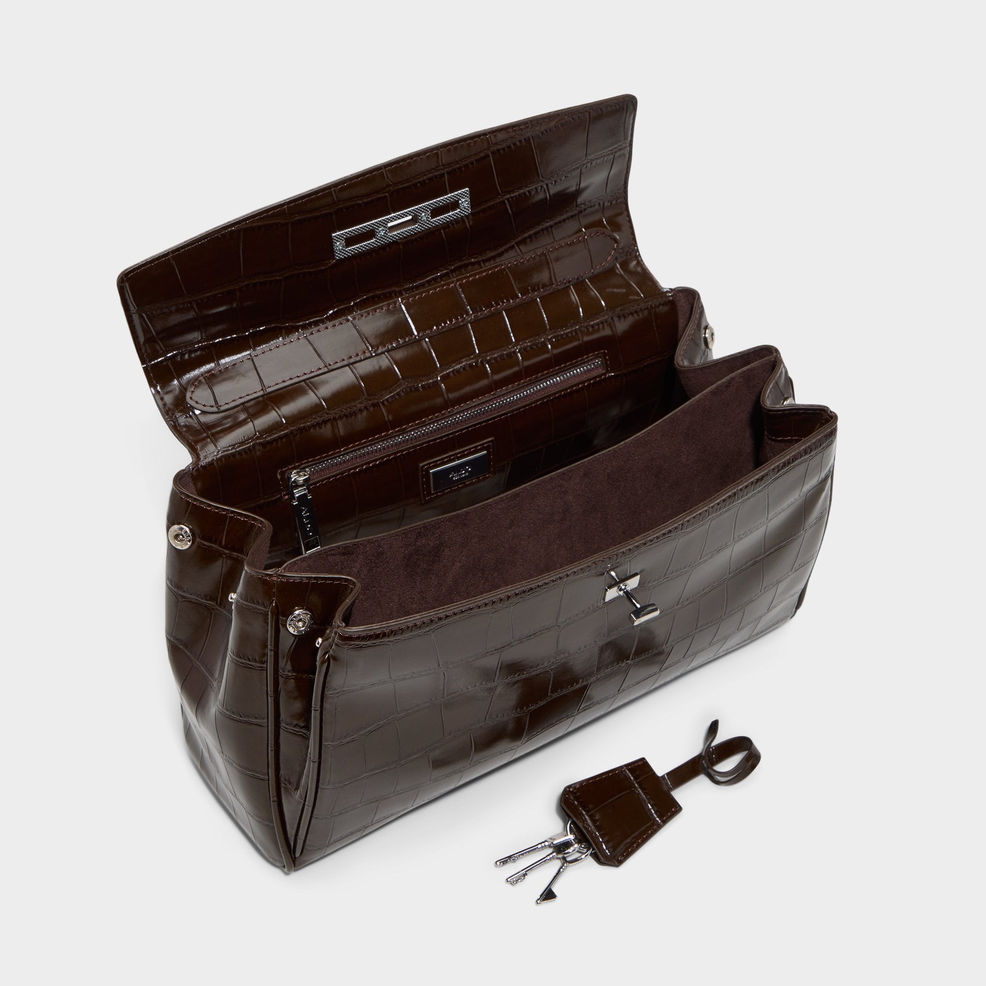 ALDO Katieaax sac à main marron croco
