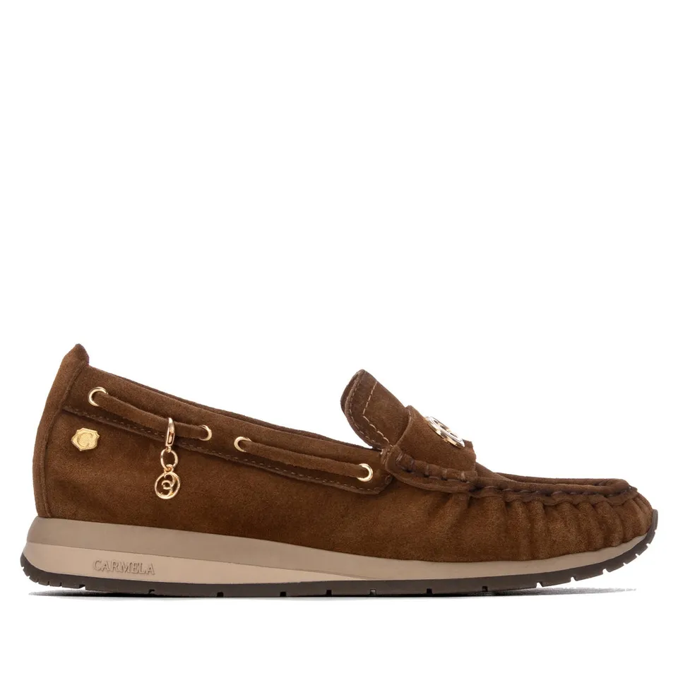 Carmela 16423602 mocassins suède camel confort