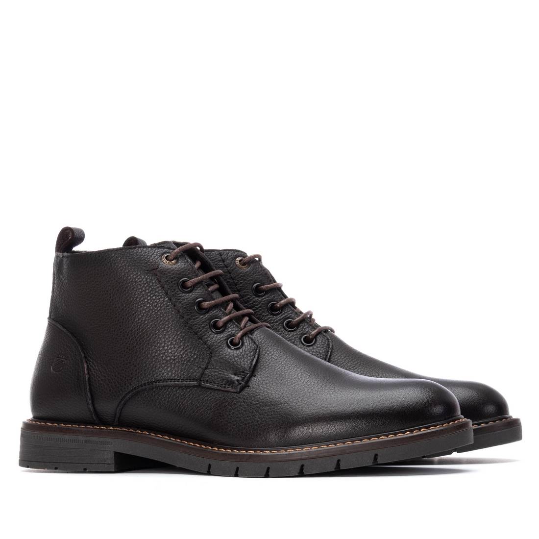 Carmela 16267501 bottine homme marron cuir