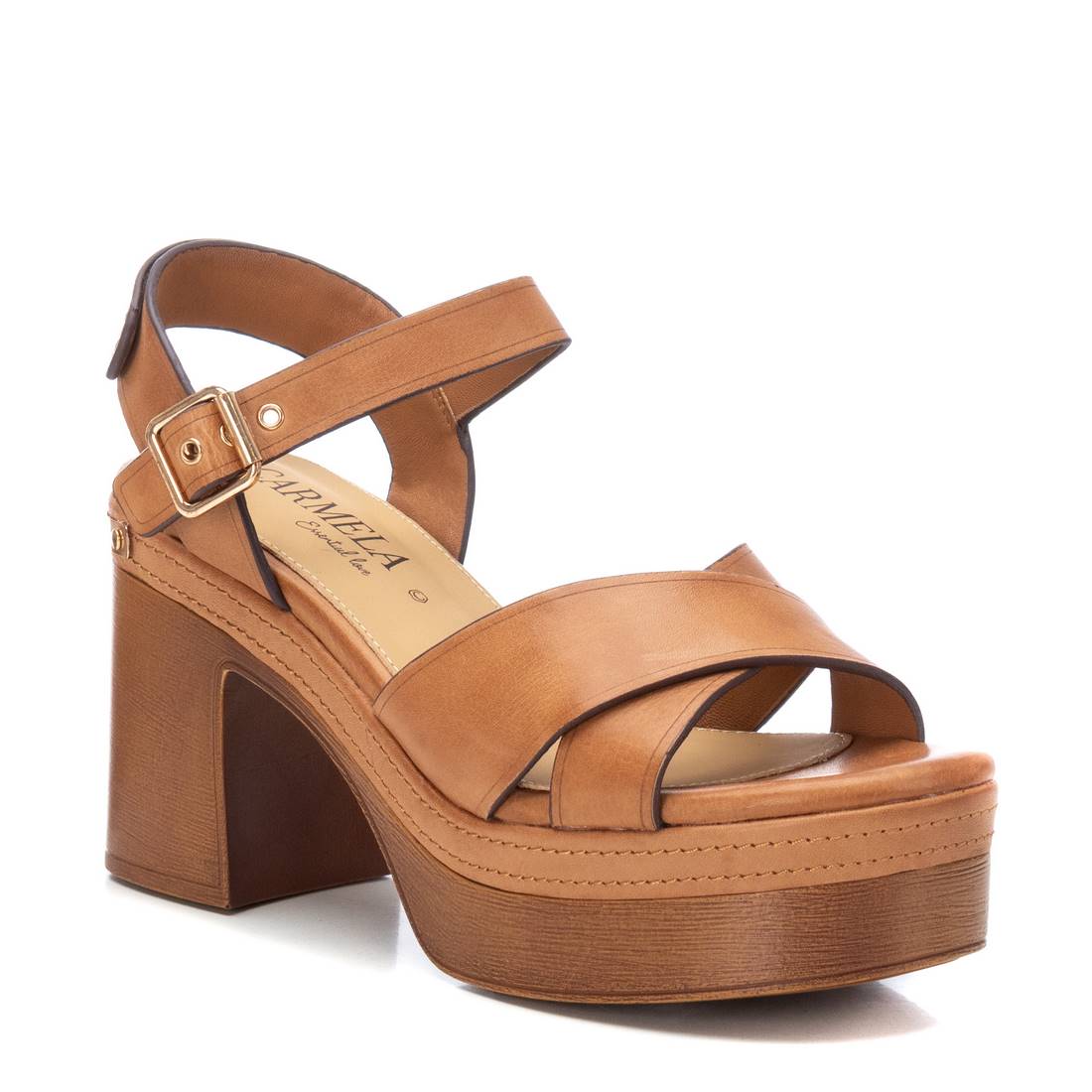 Carmela 16138001 sandale femme marron talon 10 cm