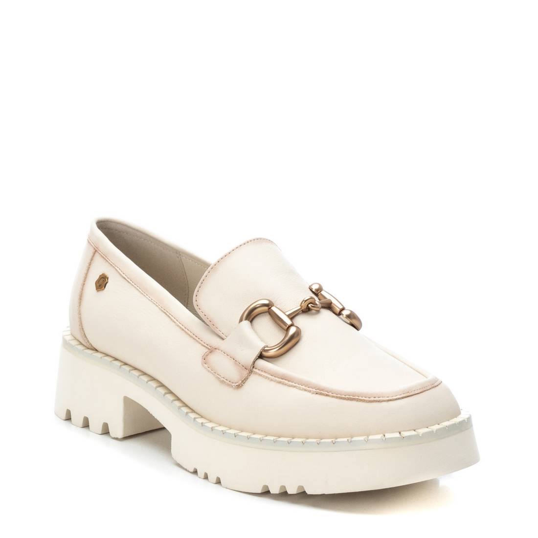 Carmela 16116302 mocassin femme blanc cuir