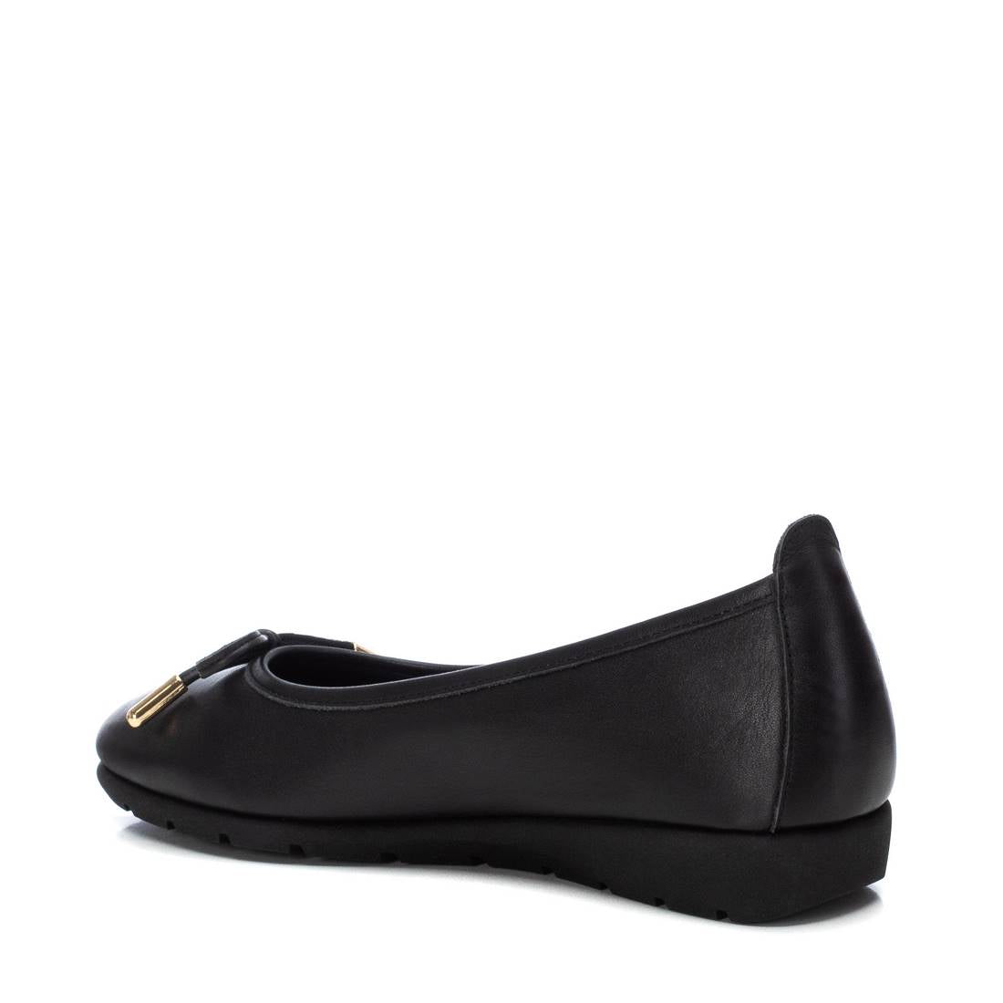 Carmela 16198503 ballerine noir cuir plat