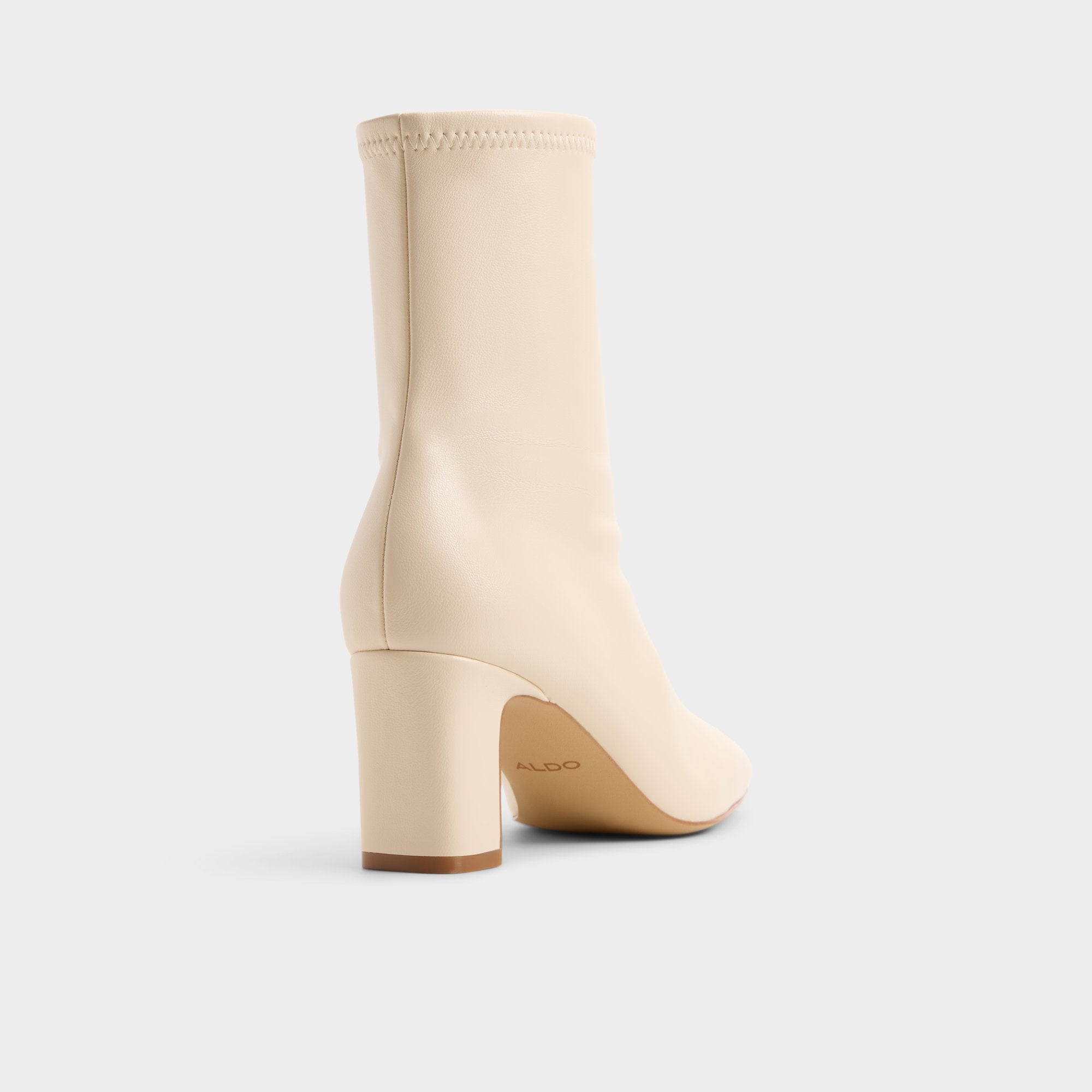 ALDO Kayia bottines crème talon bloc