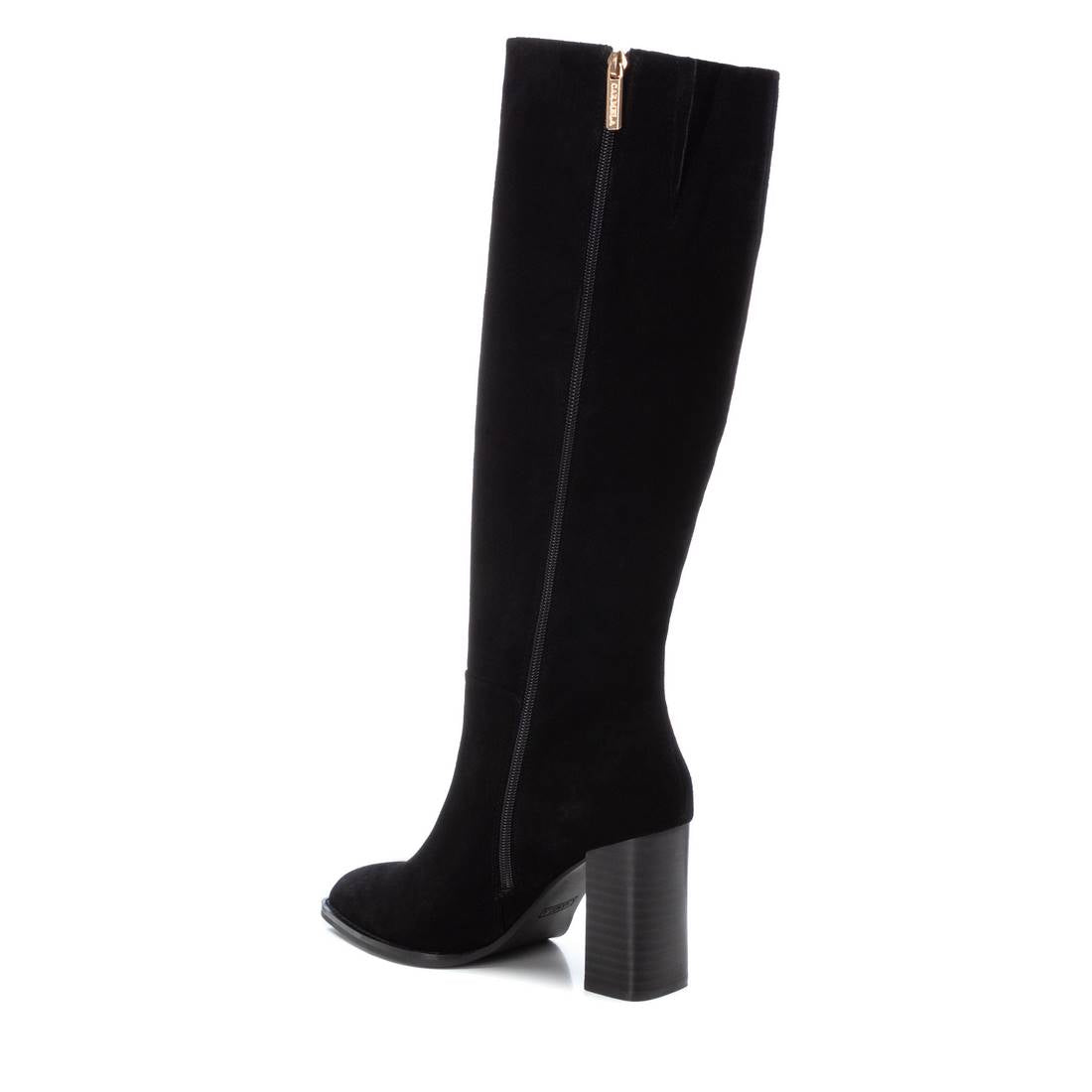 Carmela 16089801 bottes cuir noir talon 9 cm