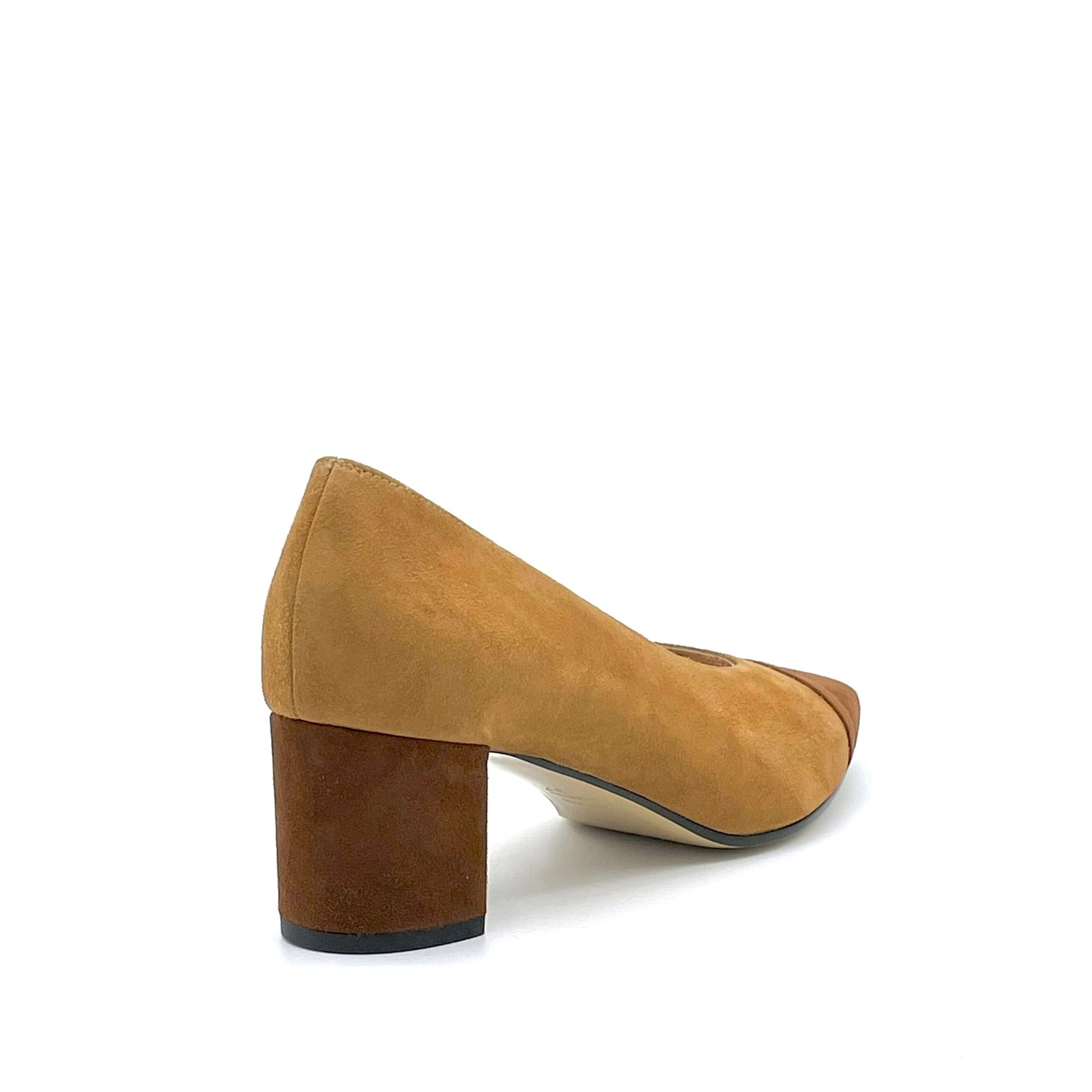 Elata 55515 escarpins daim ambre pointure 37 talon 5,5 cm