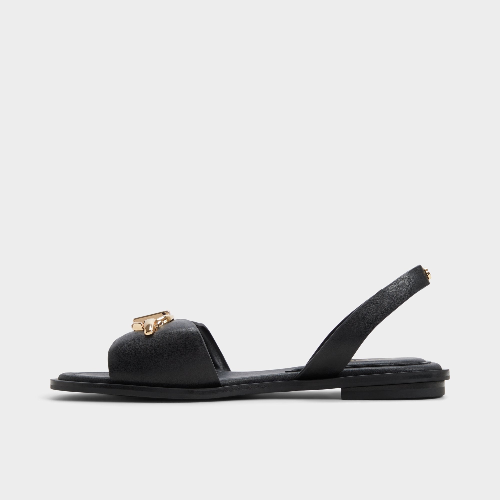 ALDO Goassi sandales plates boucles dorées