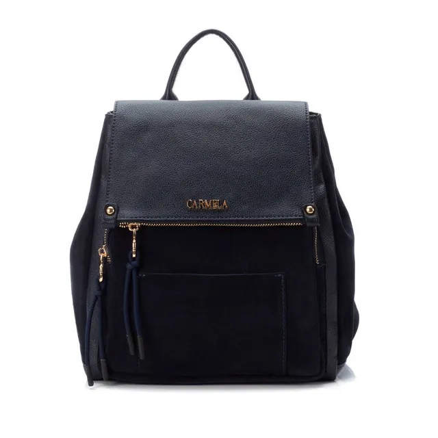Carmela 18612201 sac à dos cuir bleu suède