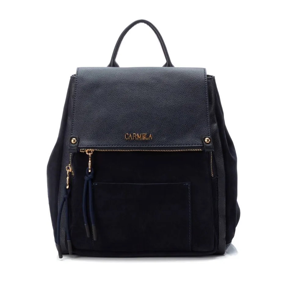 Carmela 18612201 sac à dos cuir bleu suède