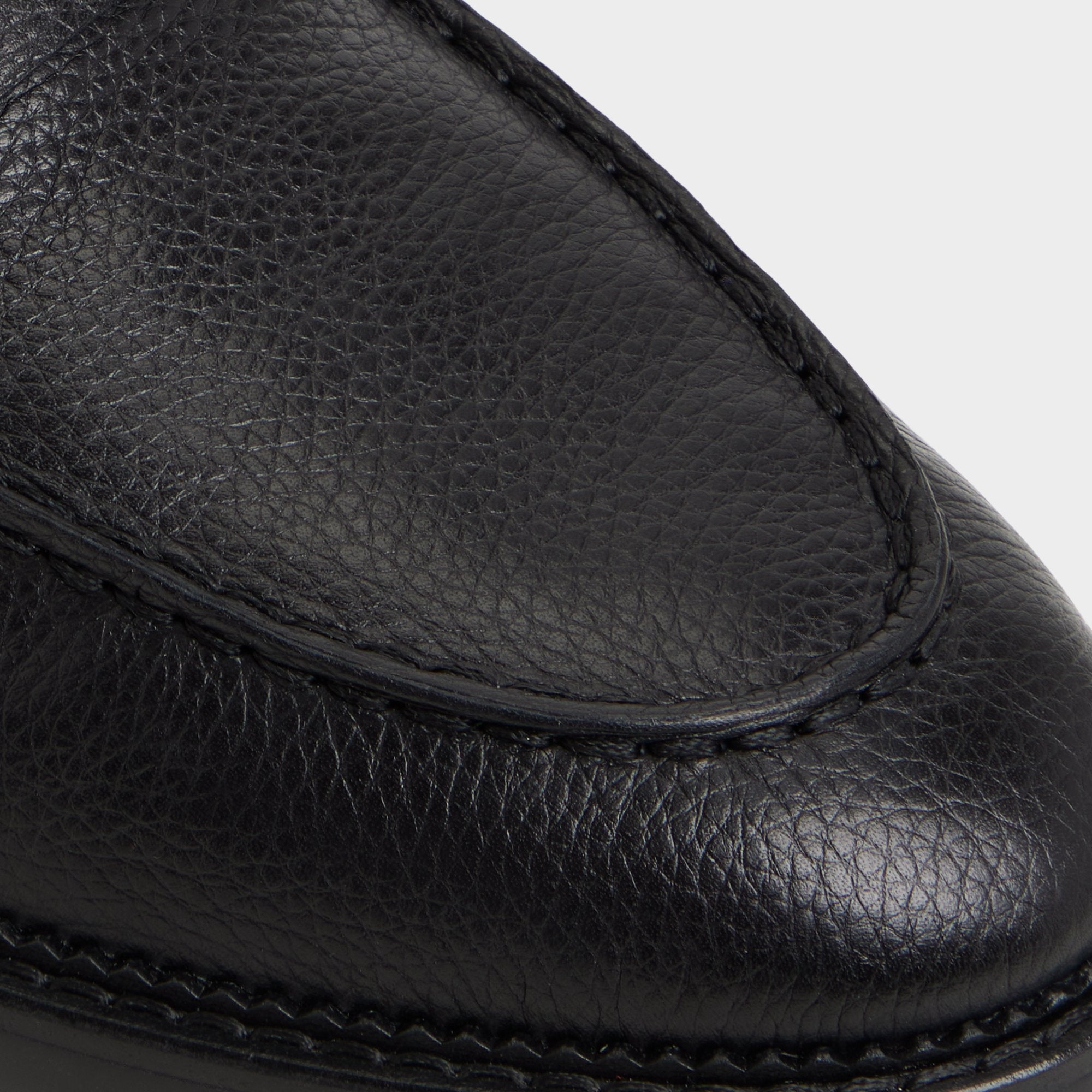ALDO Melvillee mocassins cuir noir crantés