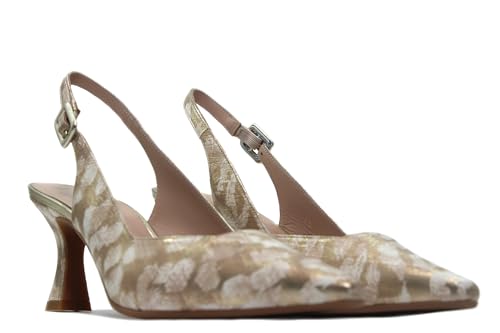 Lodi Juco escarpins champagne cuir talon 8 cm