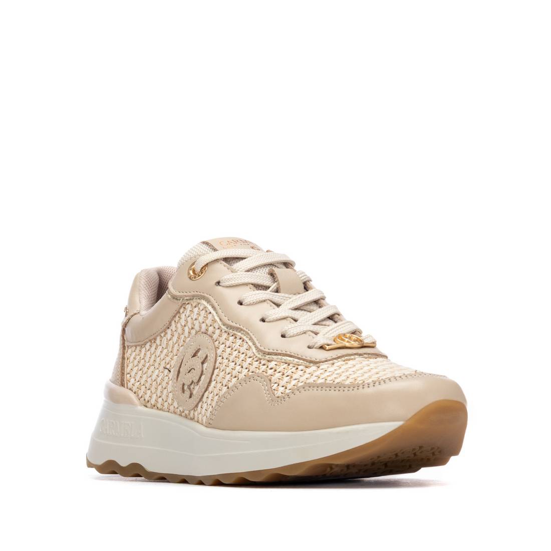 Carmela 16323901 sneakers compensées beige