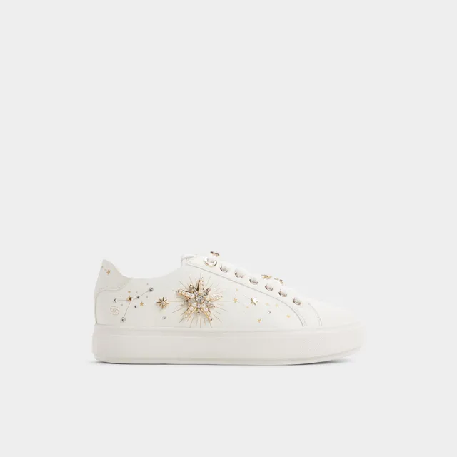 ALDO Starbright escarpins blancs talon mesuré