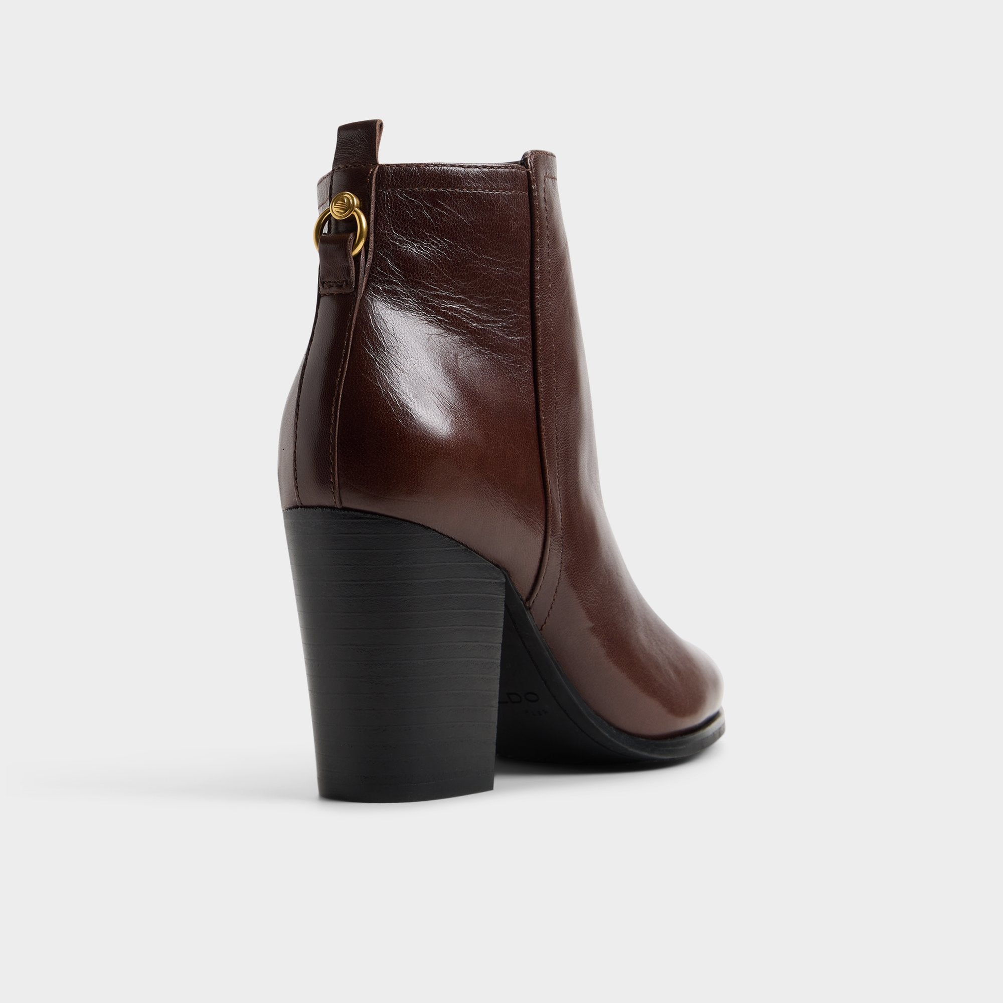ALDO Noemia bottine marron talon bloc