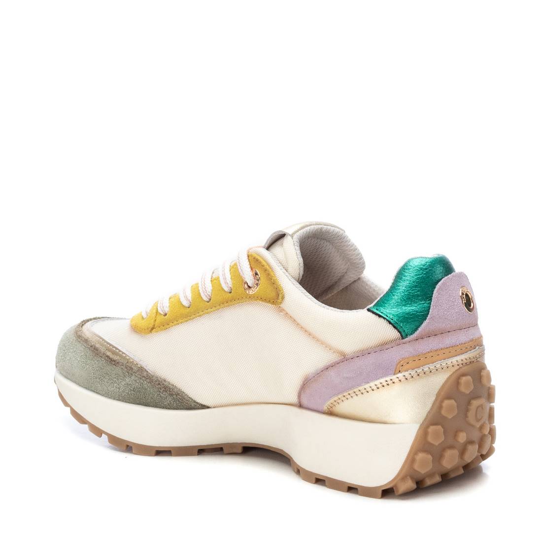 Carmela 16143304 sneaker femme cuir multicolore lacet
