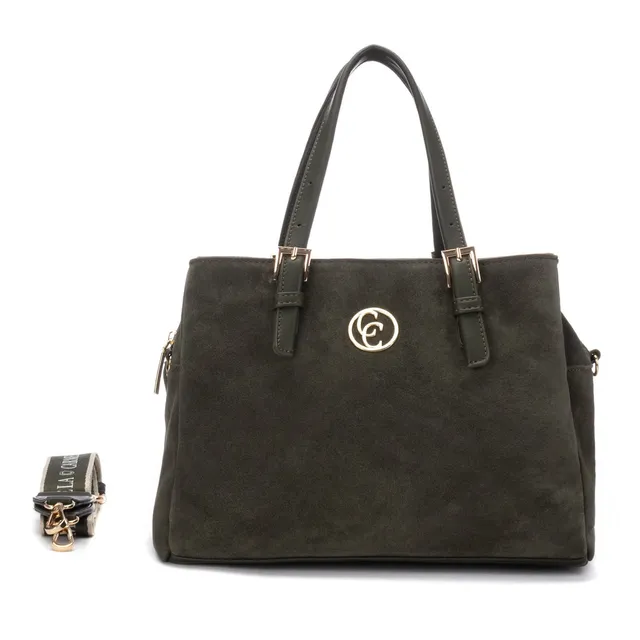 Carmela 18623301 sac cuir kaki maletín