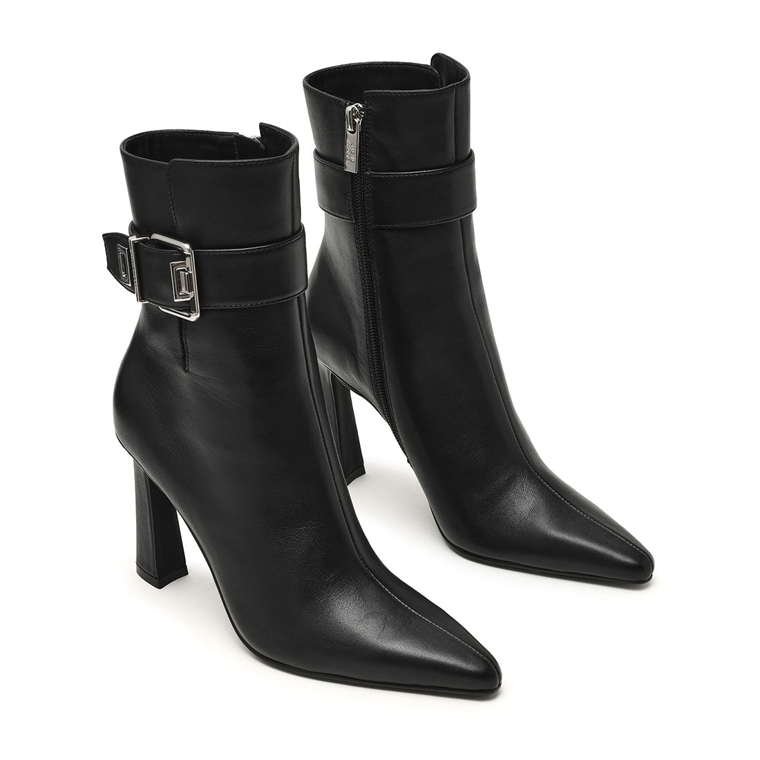 Steve Madden Sultri bottines cuir noir talon 8 cm