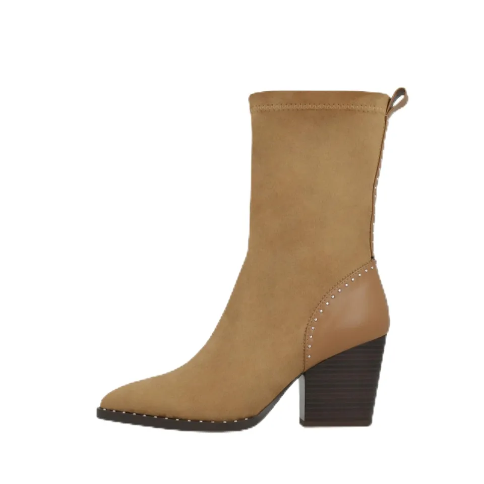 LODI A-CEI5732 bottines cuir camel à talon