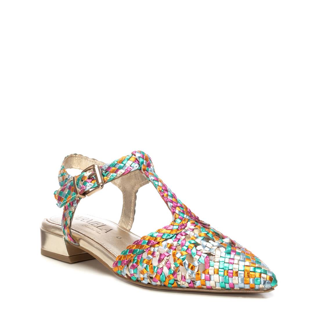 Carmela 16218404 ballerines femme multicolore cuir