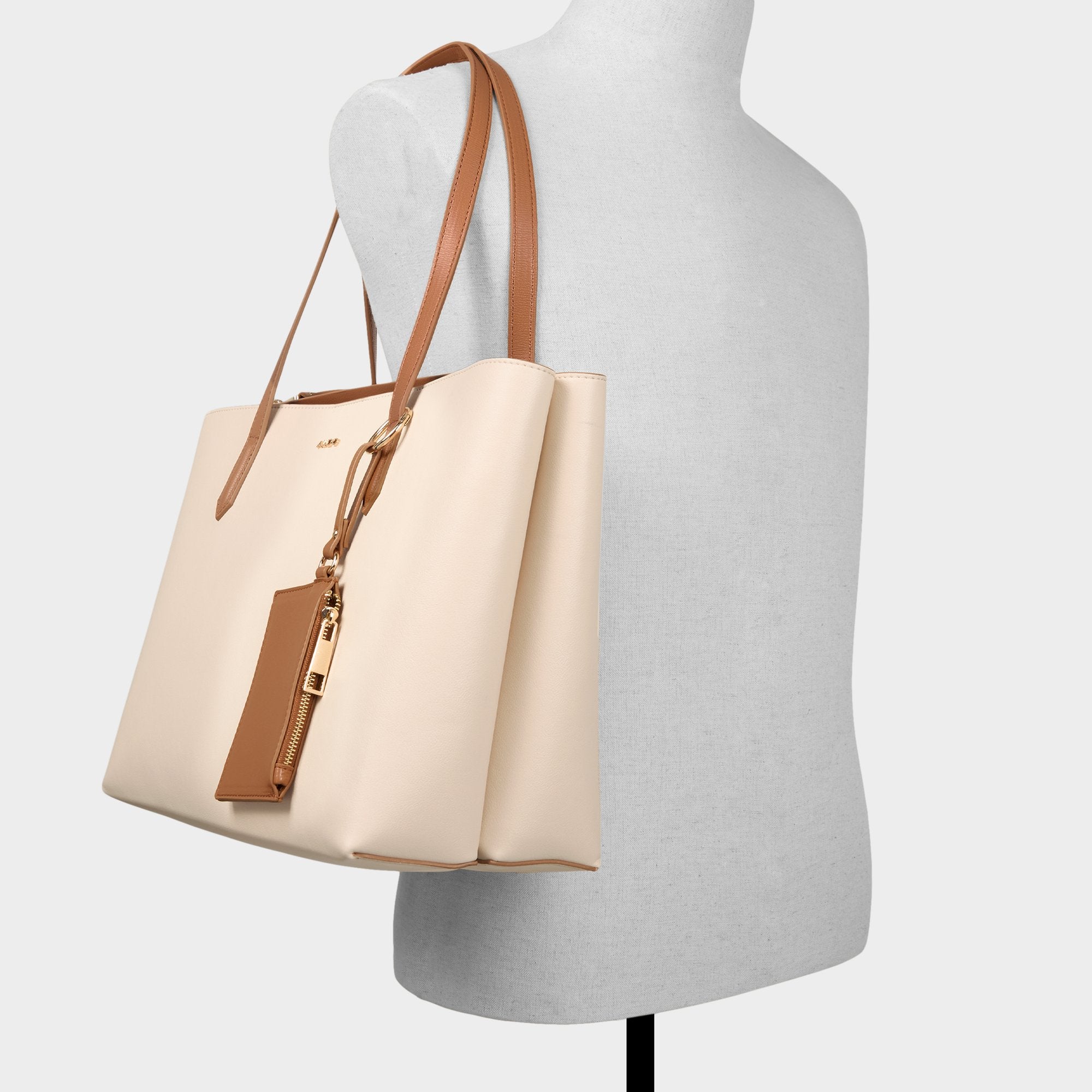 ALDO Ysabelle tote bicolore avec pochette