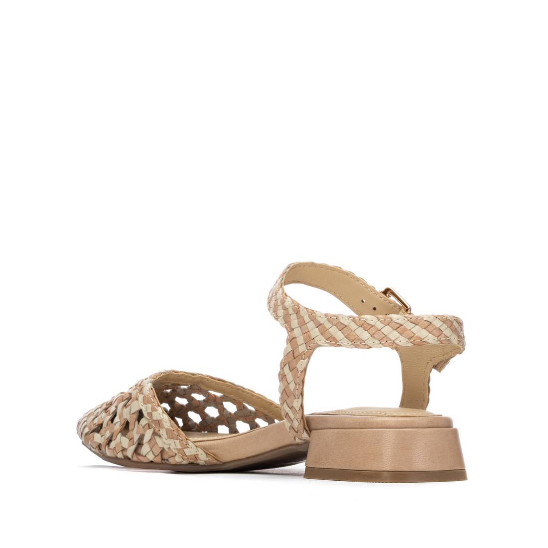 Carmela 16301703 ballerine cuir beige talon bas