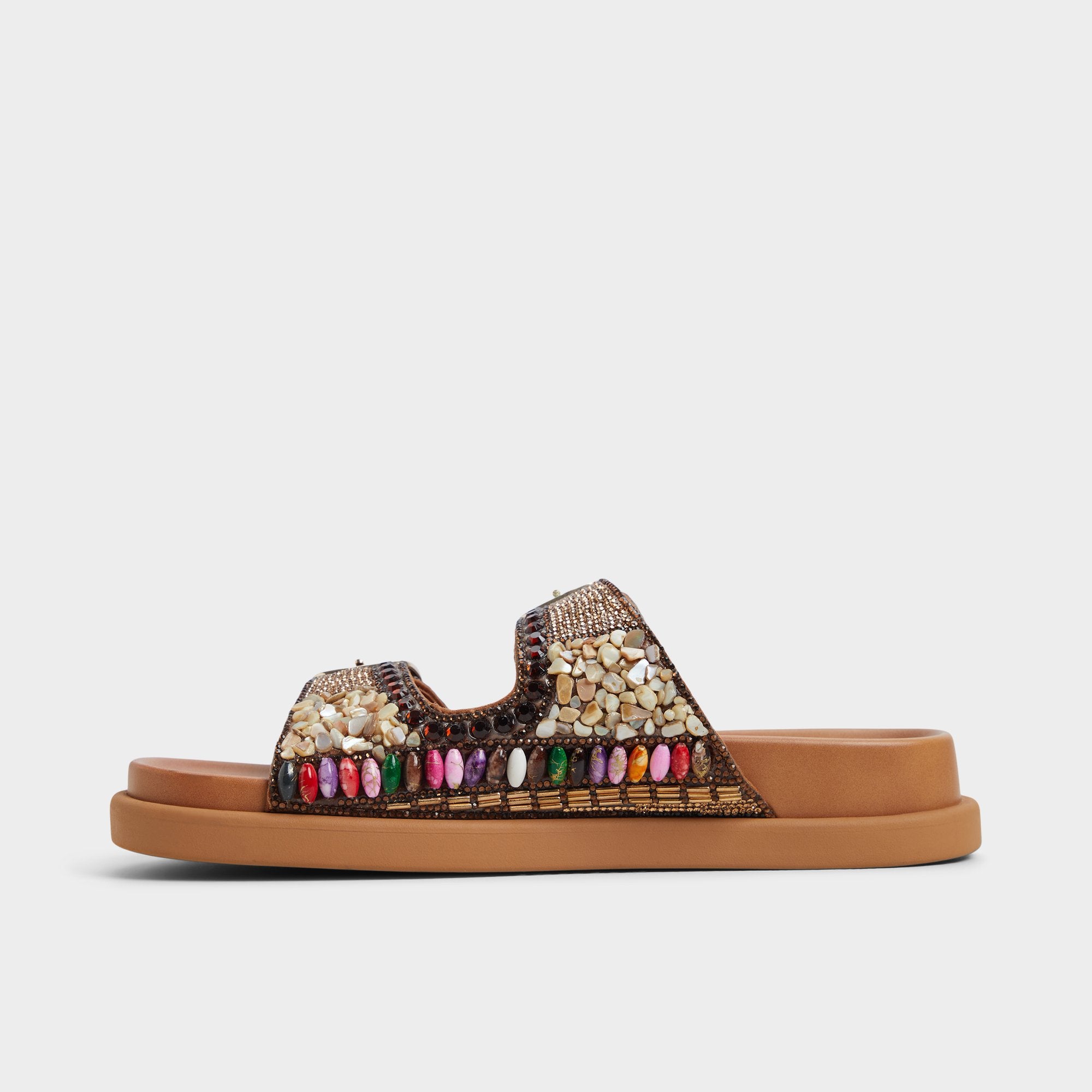 ALDO Bohochic sandales plates marron d’été